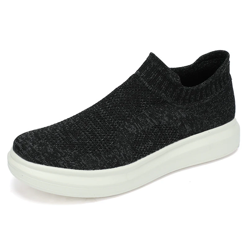 Damen Slip-On Sneakers mit atmungsaktivem Strickmaterial und rutschfester Sohle Heidi Mode - Image 2