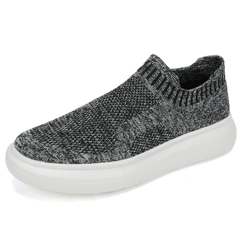 Damen Slip-On Sneakers mit atmungsaktivem Strickmaterial und rutschfester Sohle Heidi Mode - Image 3