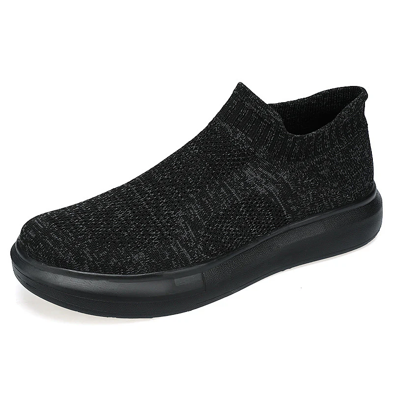 Damen Slip-On Sneakers mit atmungsaktivem Strickmaterial und rutschfester Sohle Heidi Mode - Image 5
