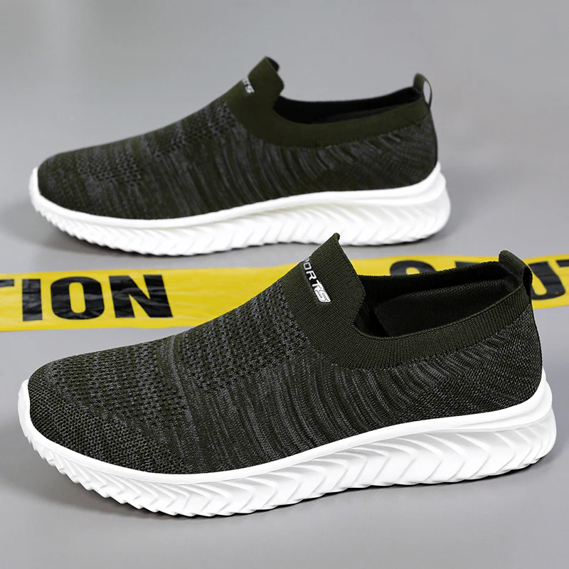 Damen Slip-On Sneakers mit atmungsaktivem Strickobermaterial von Heidi Mode - Image 2