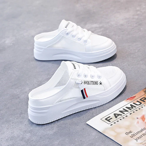 Damen Slip-On Sneakers mit atmungsaktiver Mesh-Konstruktion und komfortabler Sohle Heidi Mode - Image 4