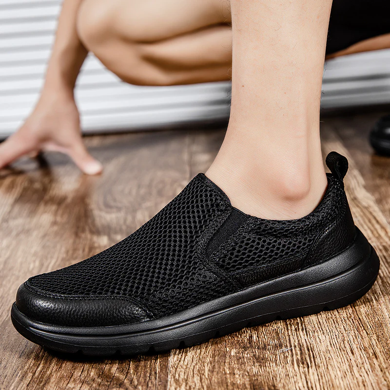 Damen Slip-On Sneakers mit atmungsaktiver Mesh-Oberfläche und rutschfester Sohle Heidi Mode - Image 2