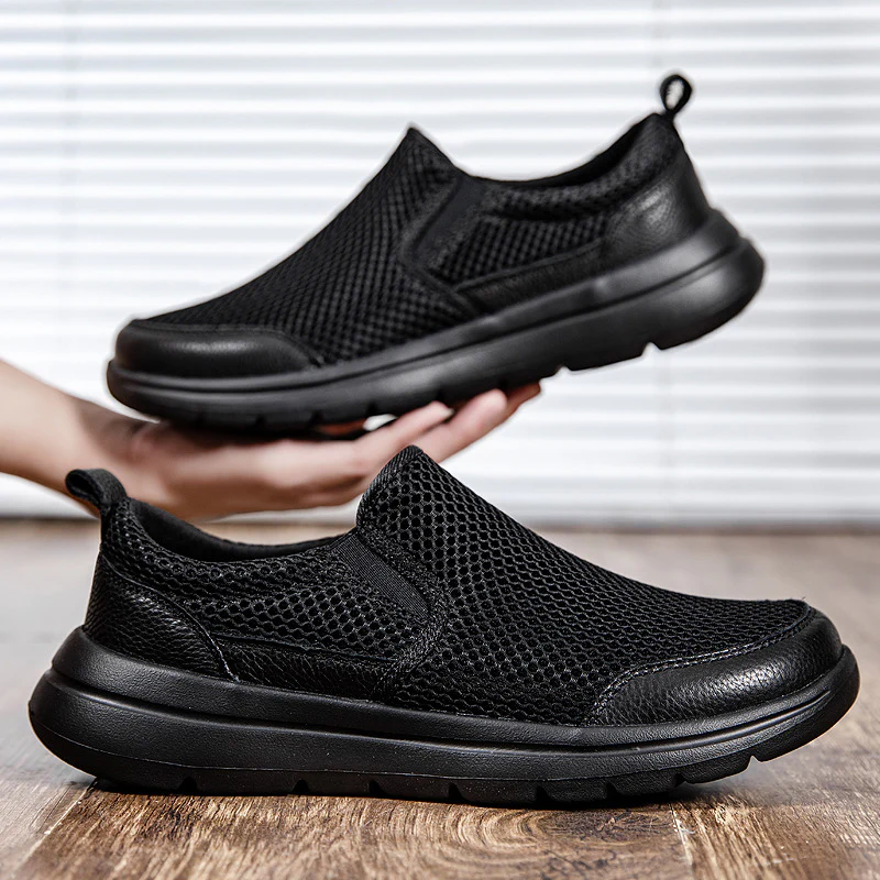 Damen Slip-On Sneakers mit atmungsaktiver Mesh-Oberfläche und rutschfester Sohle Heidi Mode - Image 6