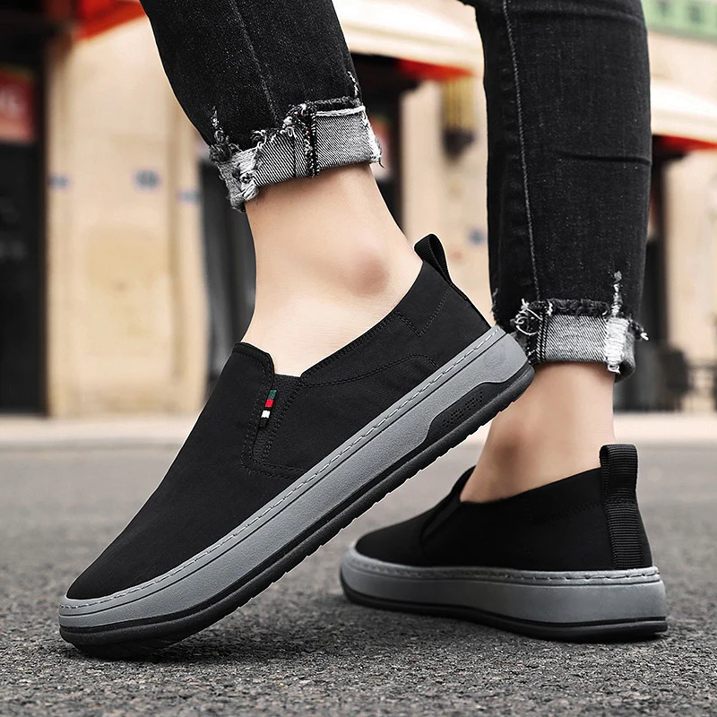 Damen Slip-On Sneakers mit atmungsaktiver Oberflächenstruktur Heidi Mode - Image 3