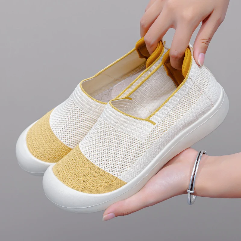 Damen Slip-On Sneakers mit elastischem Einstieg und atmungsaktivem Obermaterial Heidi Mode - Image 6