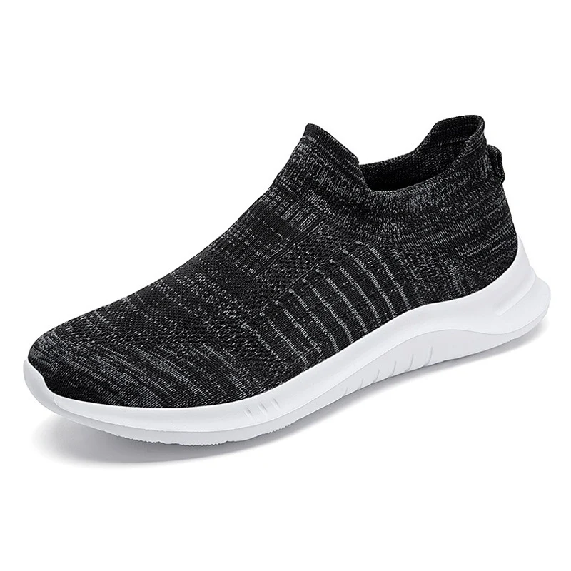 Damen Slip-On Sneakers mit elastischen Einsätzen und atmungsaktiver Stricktechnologie Heidi Mode - Image 3