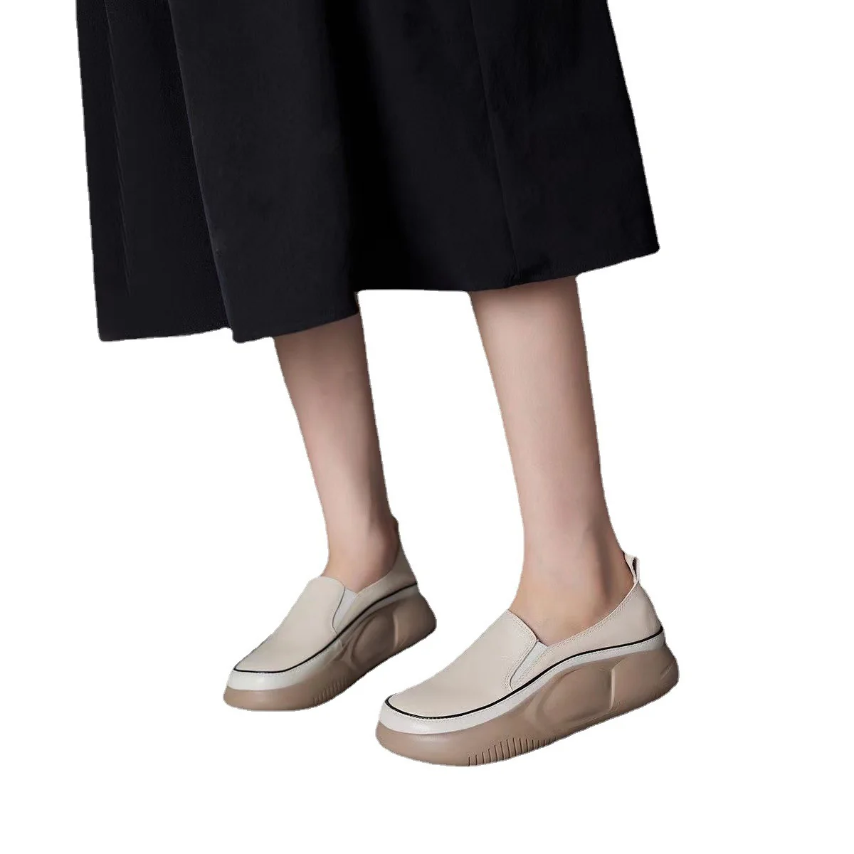 Damen Slip-On Sneakers mit ergonomischem Design und strukturiertem Obermaterial Heidi Mode - Image 5