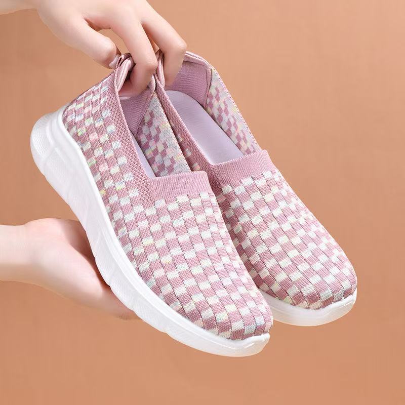 Damen Slip-On Sneakers mit flexiblem Strickdesign Heidi Mode - Image 2