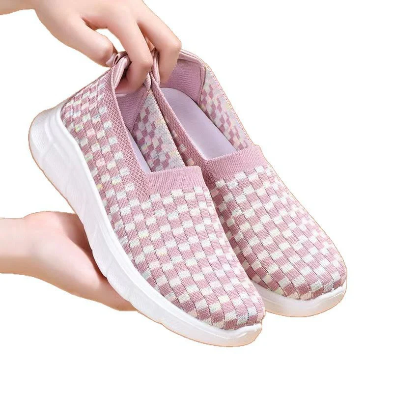 Damen Slip-On Sneakers mit flexiblem Strickdesign Heidi Mode - Image 5