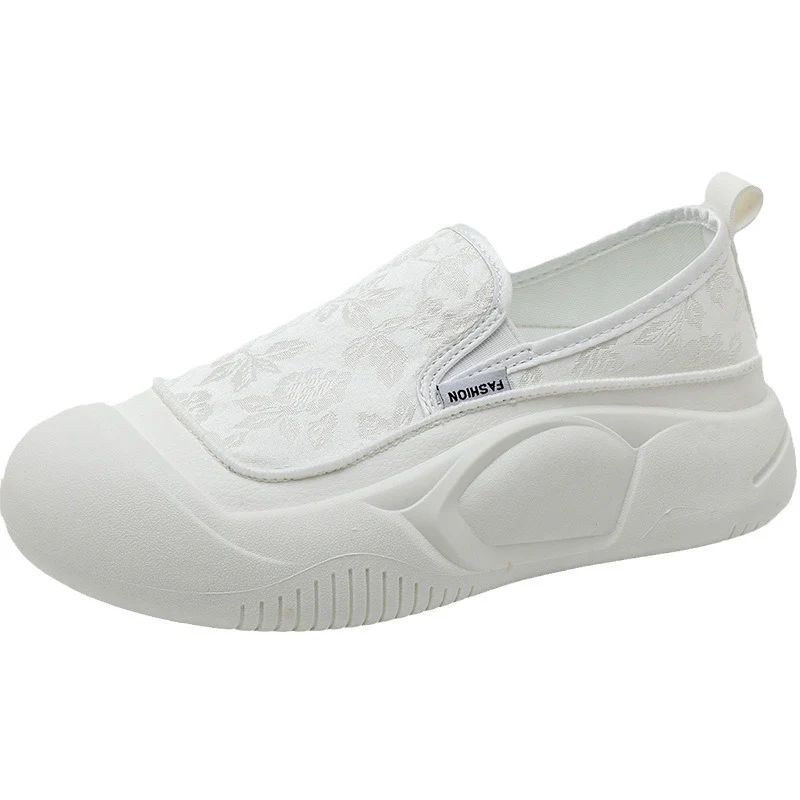 Damen Slip-On Sneakers mit floralem Design und rutschfester Sohle Heidi Mode - Image 5