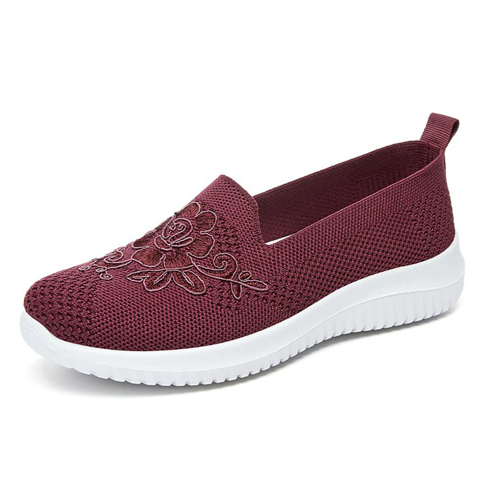 Damen Slip-On Sneakers mit floralen Details Heidi Mode - Image 4