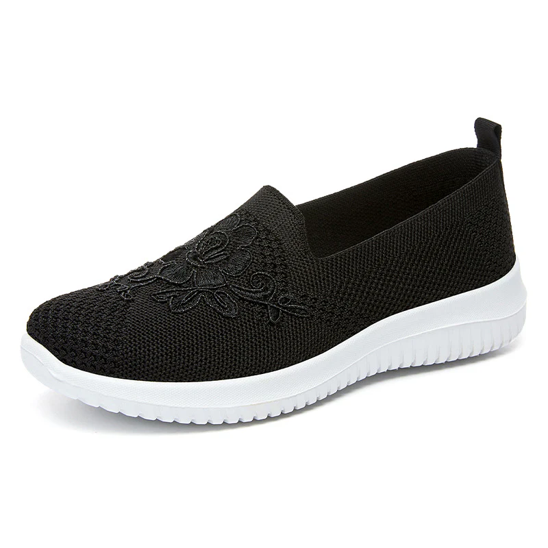 Damen Slip-On Sneakers mit floralen Details Heidi Mode - Image 7