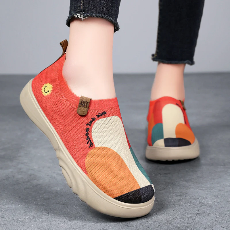 Damen Slip-On Sneakers mit innovativem Design und elastischem Obermaterial Heidi Mode - Image 2