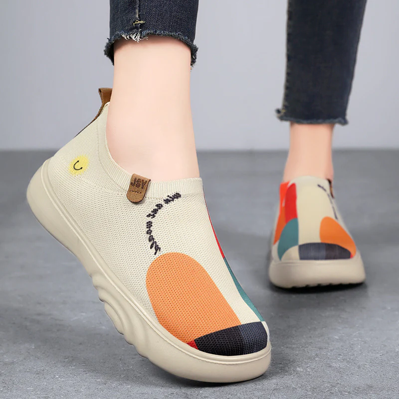 Damen Slip-On Sneakers mit innovativem Design und elastischem Obermaterial Heidi Mode - Image 3