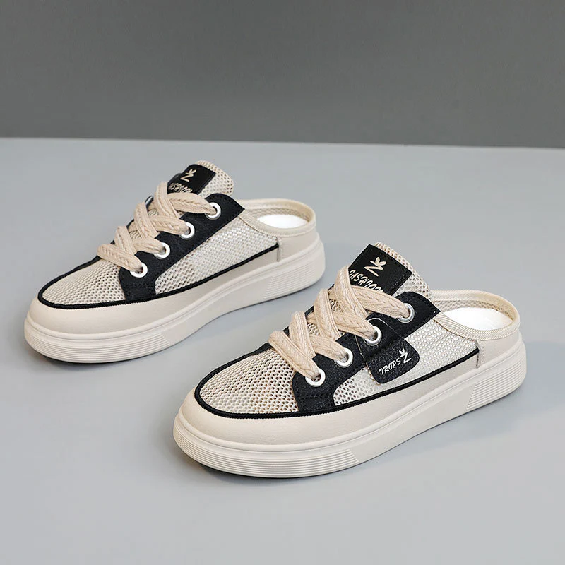 Damen Slip-On Sneakers mit luftdurchlässigem Obermaterial und flexibel rutschfester Sohle Heidi Mode - Image 7