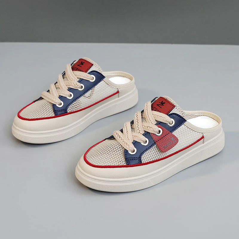 Damen Slip-On Sneakers mit luftdurchlässigem Obermaterial und flexibel rutschfester Sohle Heidi Mode - Image 8