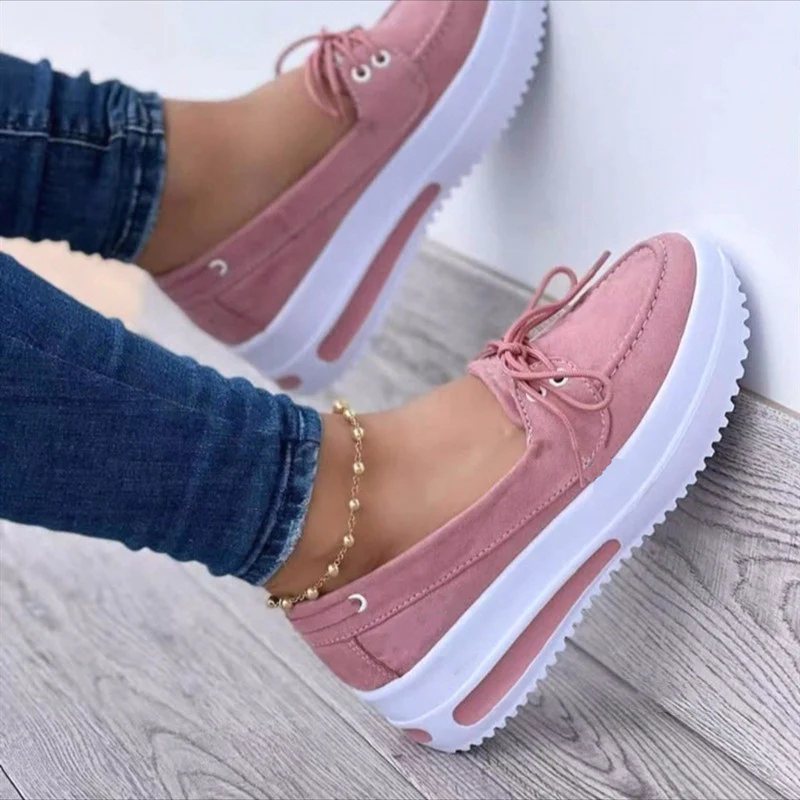 Damen Slip-On Sneakers mit modischem Veloursleder und rutschfester Sohle Heidi Mode - Image 8