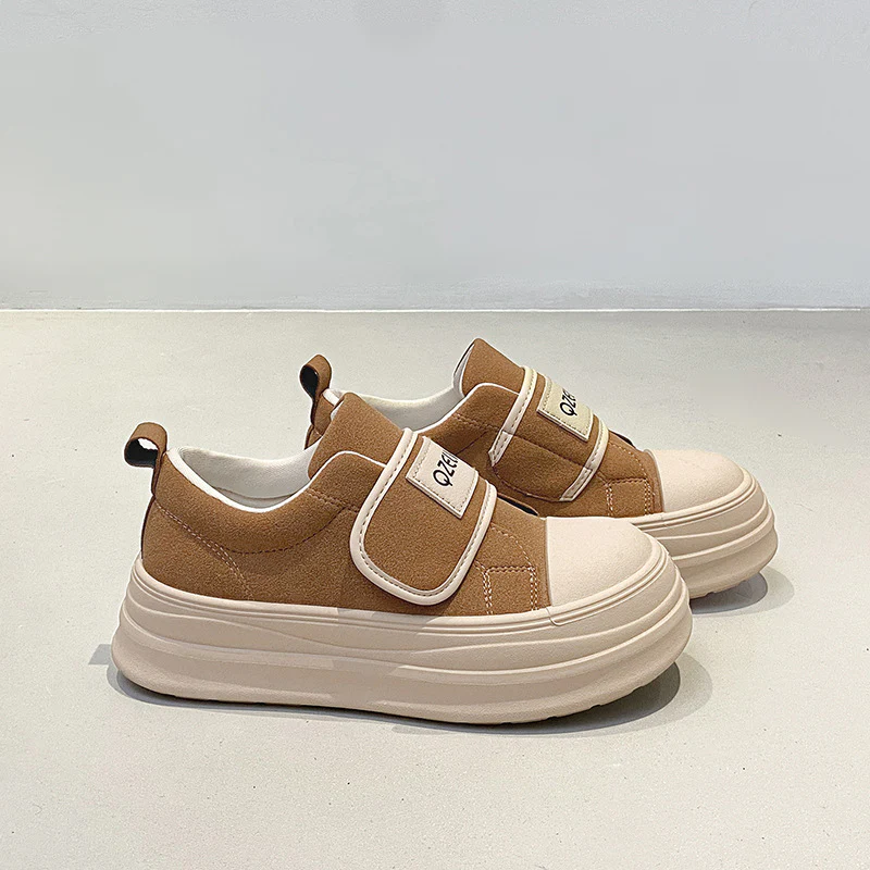 Damen Slip-On Sneakers mit praktischen Klettverschlüssen und komfortabler Sohle Heidi Mode - Image 2
