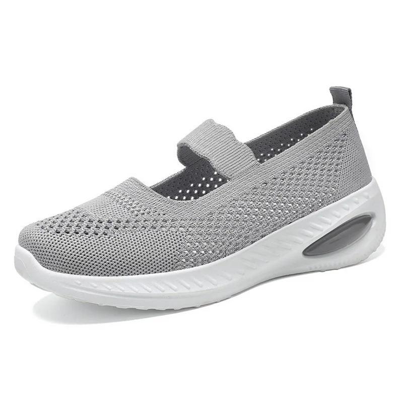 Damen Slip-On Sport Sneakers mit elastischem Riemen und atmungsaktivem Obermaterial Heidi Mode - Image 6