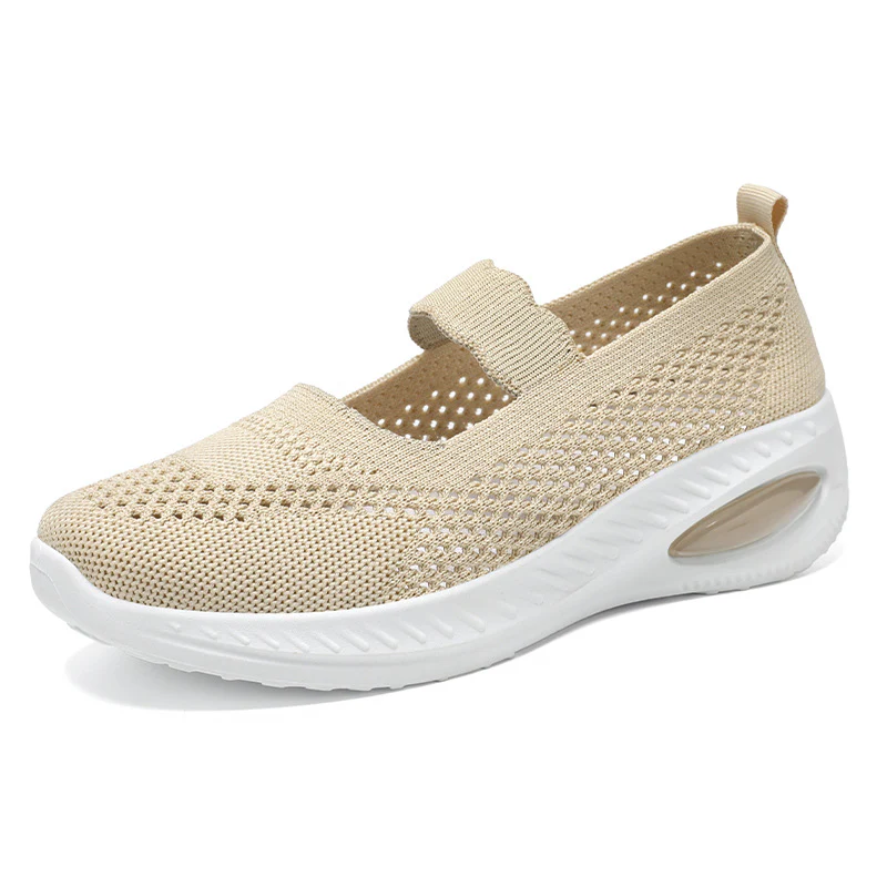 Damen Slip-On Sport Sneakers mit elastischem Riemen und atmungsaktivem Obermaterial Heidi Mode - Image 8