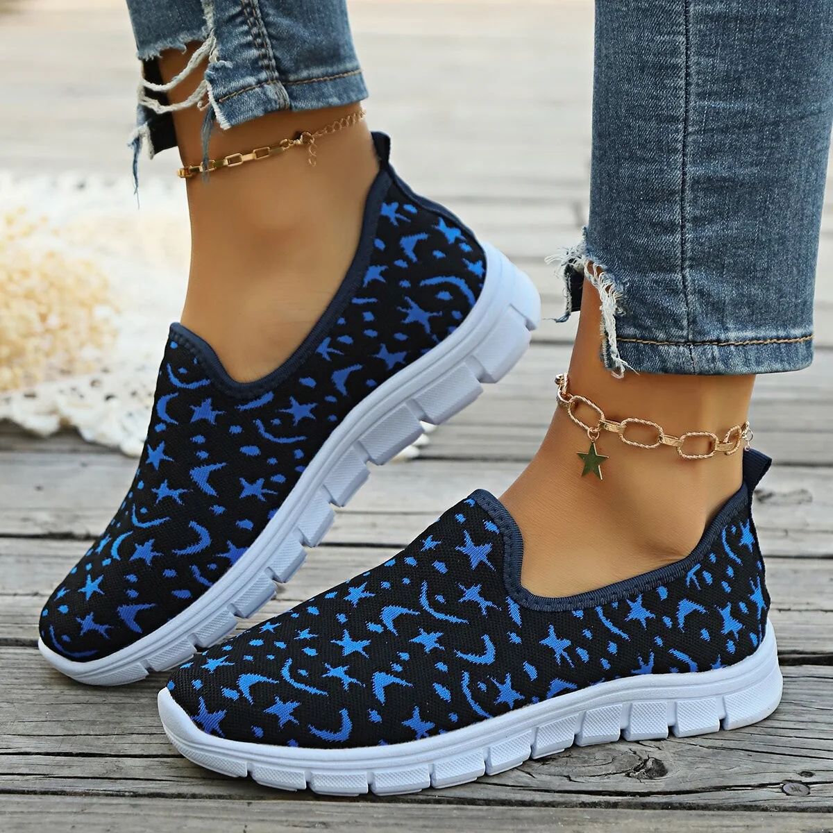 Damen Slip-On Sportliche Sneakers Heidi Mode - Image 4