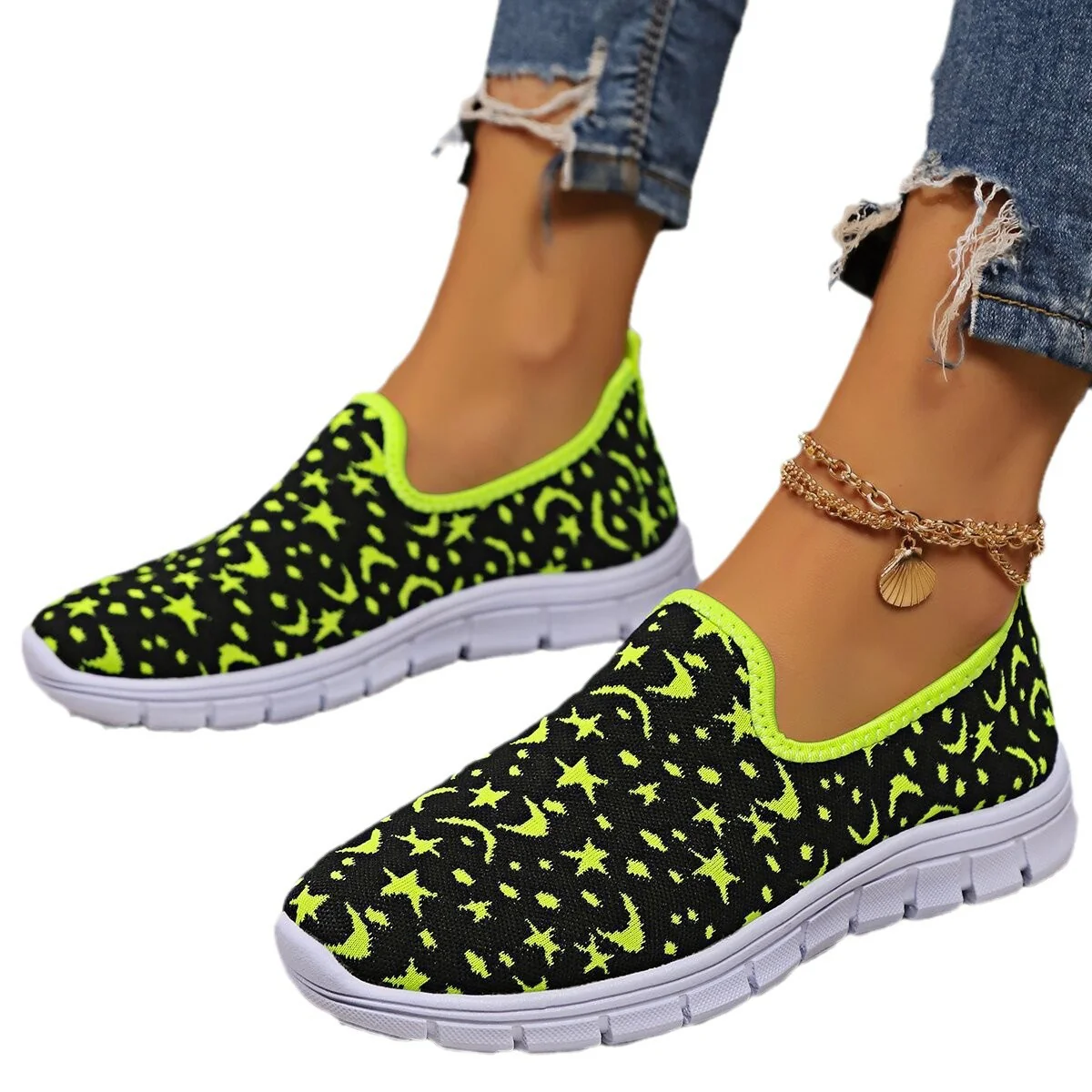 Damen Slip-On Sportliche Sneakers Heidi Mode - Image 5