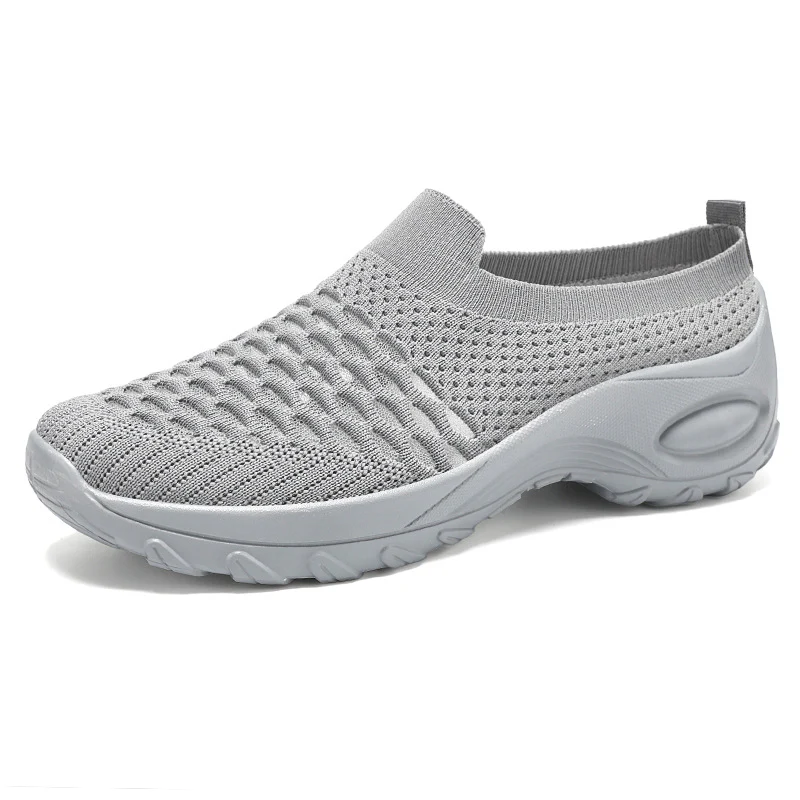 Damen Slip-On Sportschuhe mit atmungsaktivem Strickoberteil und flexibler Sohle Heidi Mode - Image 7