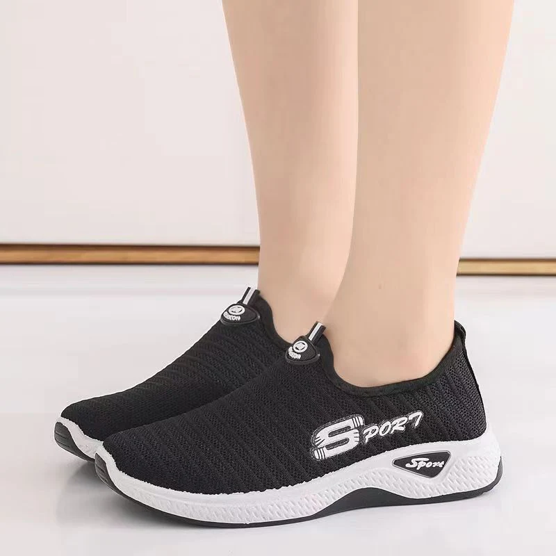 Damen Slip-On Sportsneaker mit atmungsaktiver Mesh-Oberfläche Heidi Mode - Image 3
