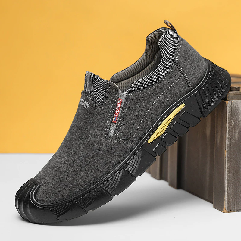 Damen Slipper aus hochwertigem Wildleder mit rutschfester Sohle und elastischem Einstieg Heidi Mode - Image 7