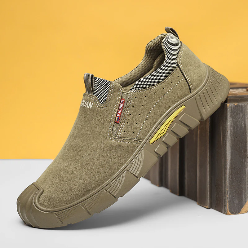 Damen Slipper aus hochwertigem Wildleder mit rutschfester Sohle und elastischem Einstieg Heidi Mode - Image 8