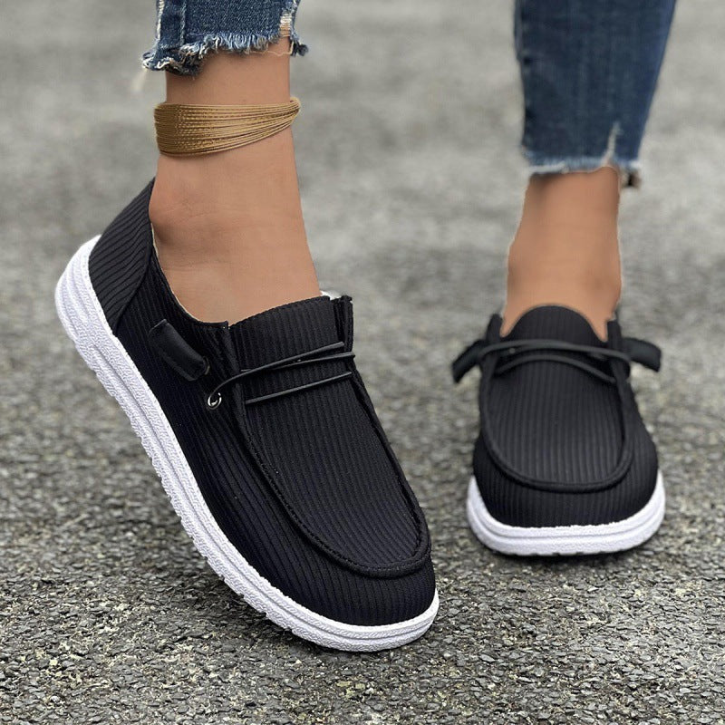 Damen Slipper im modernen Riffle-Design mit elastischem Einstieg Heidi Mode - Image 2