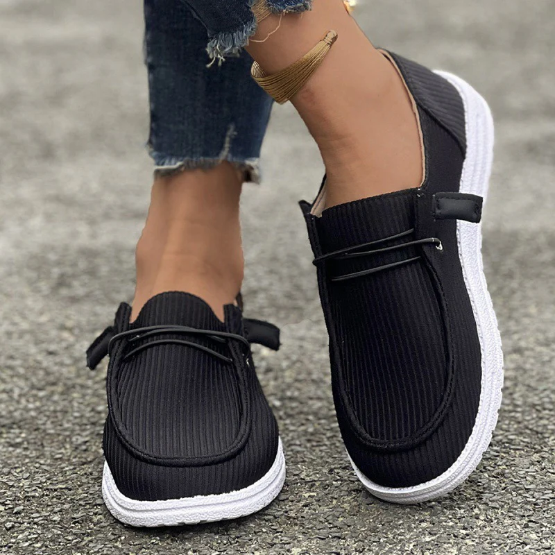 Damen Slipper im modernen Riffle-Design mit elastischem Einstieg Heidi Mode - Image 8