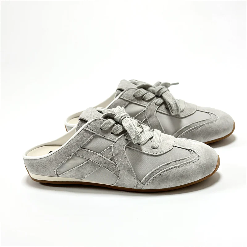 Damen Slipper im sportlich-eleganten Design mit atmungsaktiver Bandage Heidi Mode - Image 3