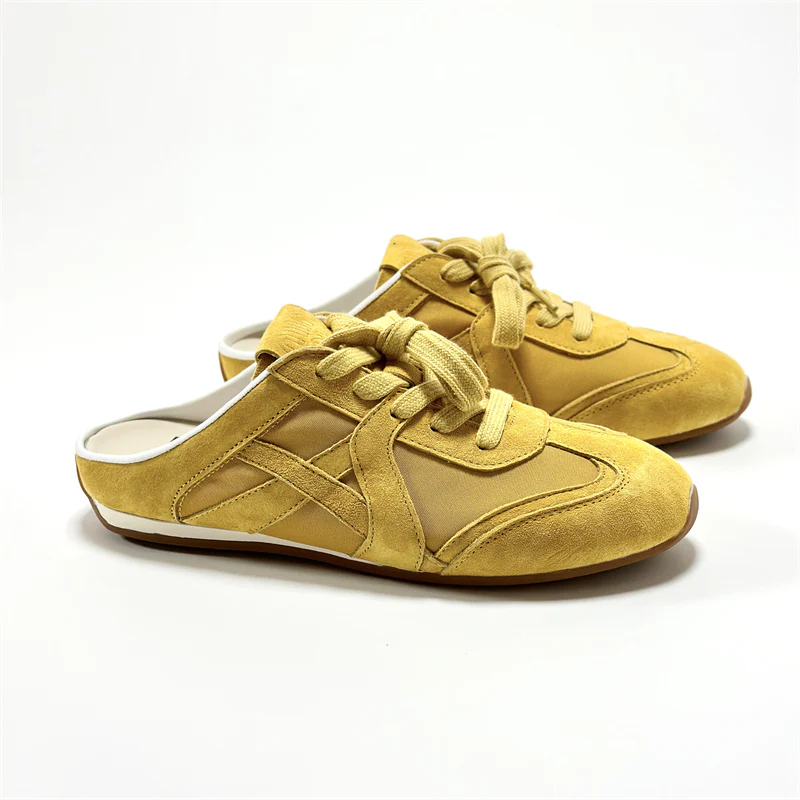 Damen Slipper im sportlich-eleganten Design mit atmungsaktiver Bandage Heidi Mode - Image 4