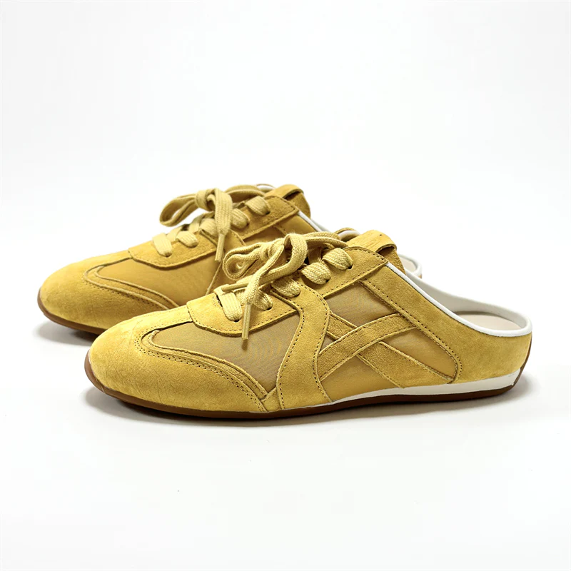 Damen Slipper im sportlich-eleganten Design mit atmungsaktiver Bandage Heidi Mode - Image 6