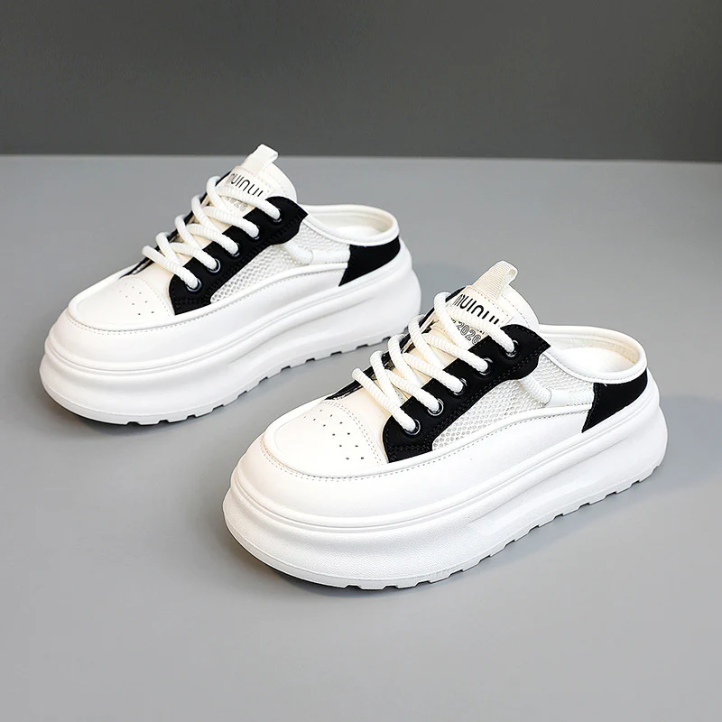 Damen Slipper Sneakers mit ergonomischem Komfort und atmungsaktiver Mesh-Oberfläche Heidi Mode - Image 5