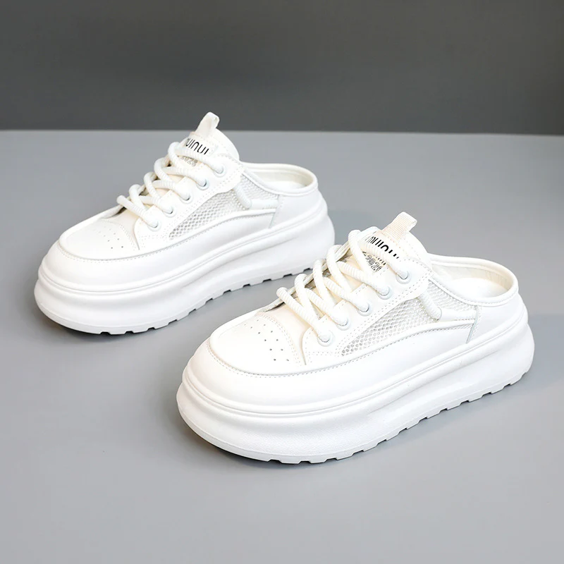 Damen Slipper Sneakers mit ergonomischem Komfort und atmungsaktiver Mesh-Oberfläche Heidi Mode - Image 6
