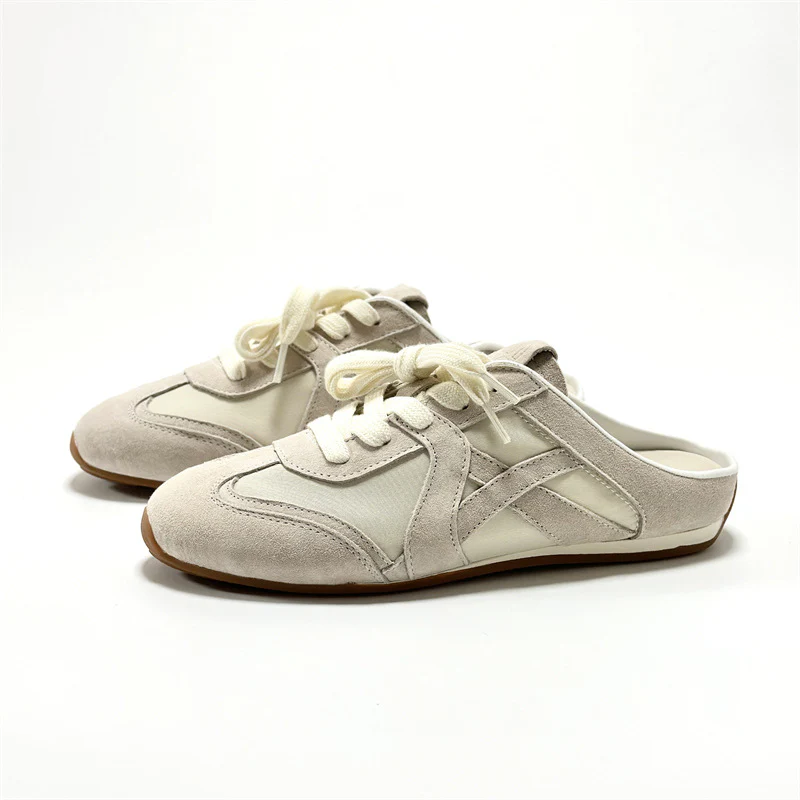 Damen Sneaker im lässigen Slipper-Stil mit atmungsaktivem Mesh und modischem Wildleder Heidi Mode - Image 5