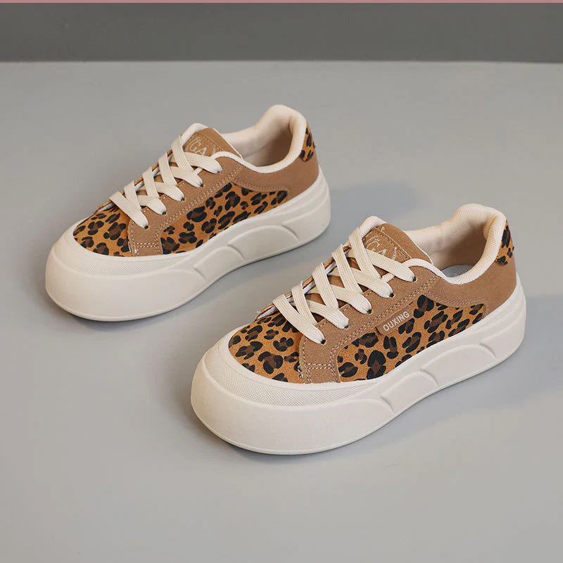 Damen Sneaker mit animalischem Muster und bequemer Sohle Heidi Mode - Image 2