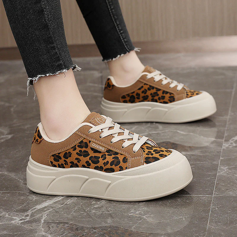 Damen Sneaker mit animalischem Muster und bequemer Sohle Heidi Mode - Image 3