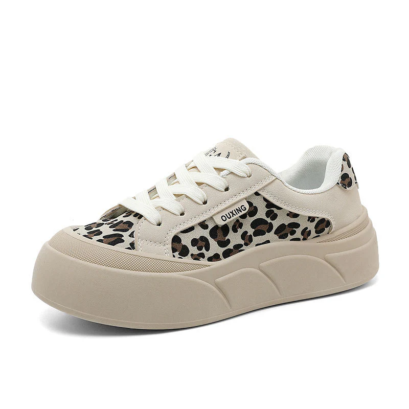 Damen Sneaker mit animalischem Muster und bequemer Sohle Heidi Mode - Image 5