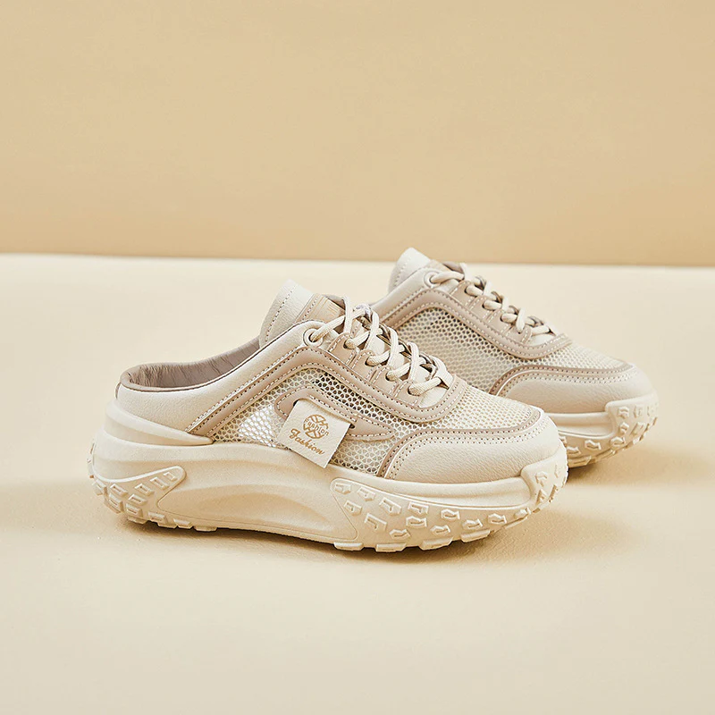 Damen Sneaker mit atmungsaktivem Mesh-Obermaterial und flexibler Laufsohle Heidi Mode - Image 3