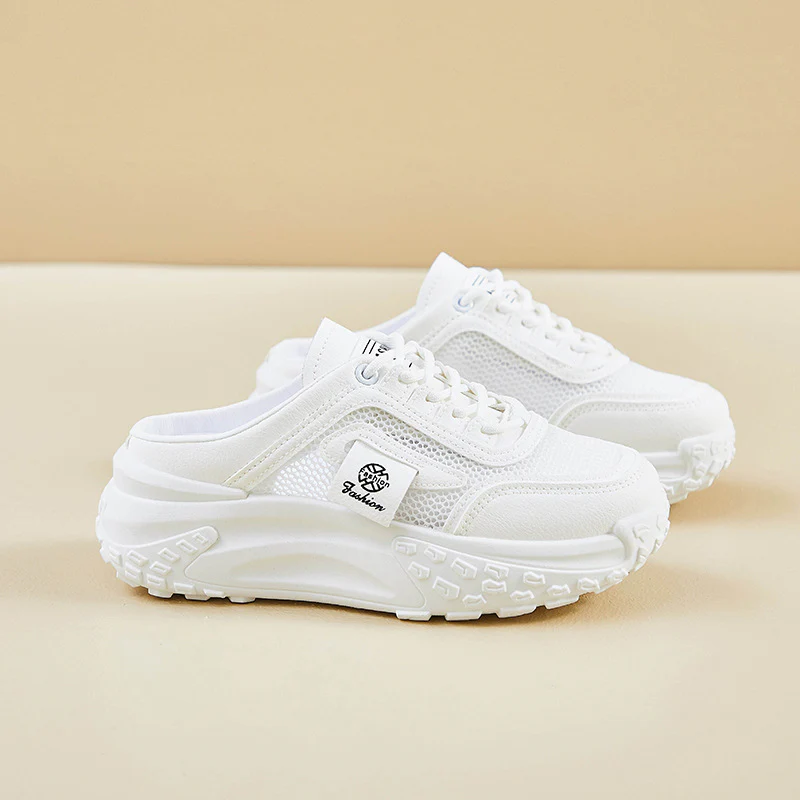 Damen Sneaker mit atmungsaktivem Mesh-Obermaterial und flexibler Laufsohle Heidi Mode - Image 4