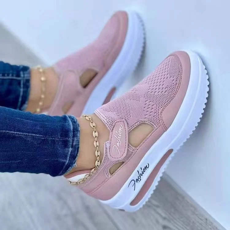 Damen Sneaker mit atmungsaktiver Netzstruktur und modischer Sohle Heidi Mode - Image 4