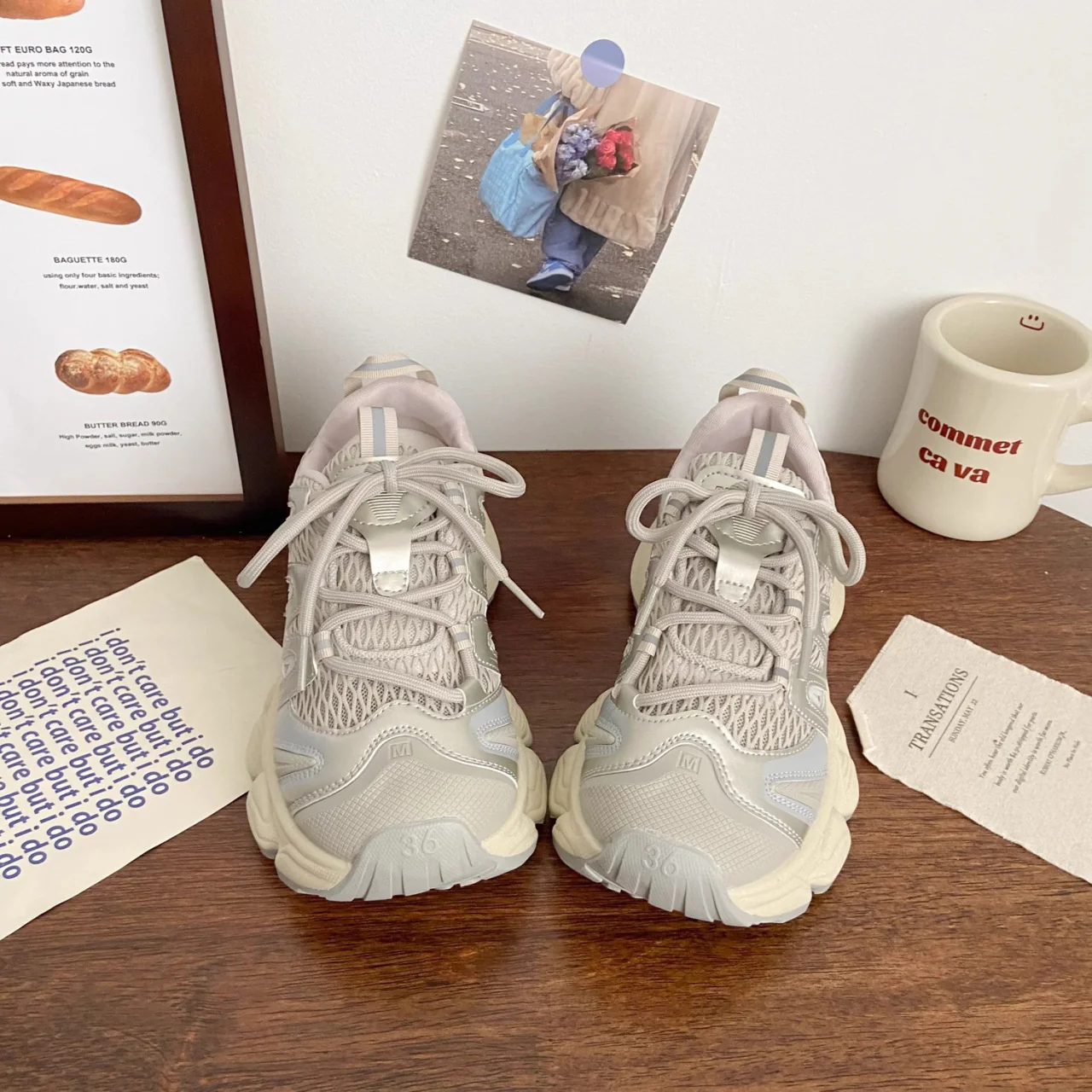Damen Sneaker mit atmungsaktiver Netzstruktur und stabilisierender Sohle Heidi Mode - Image 3