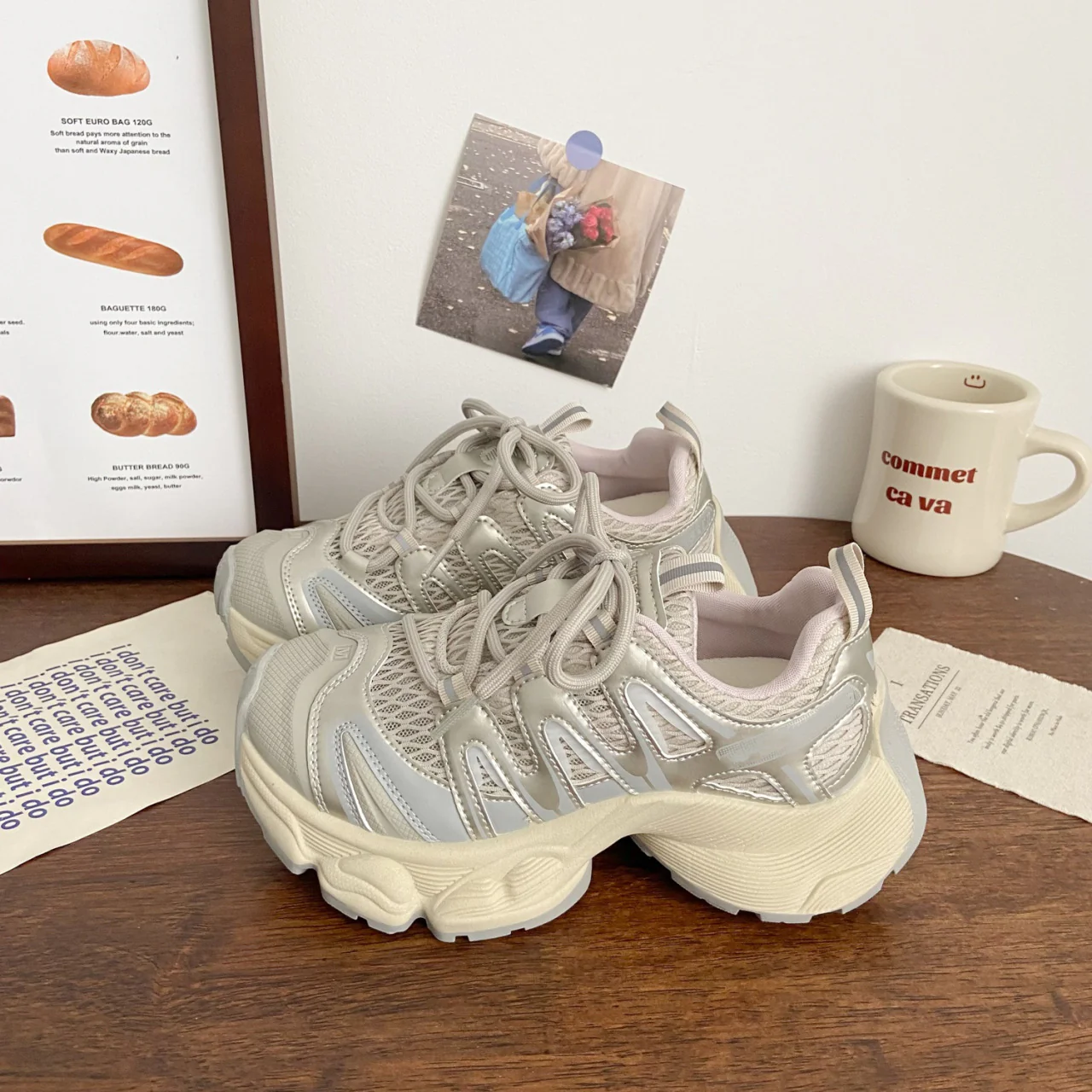 Damen Sneaker mit atmungsaktiver Netzstruktur und stabilisierender Sohle Heidi Mode - Image 7