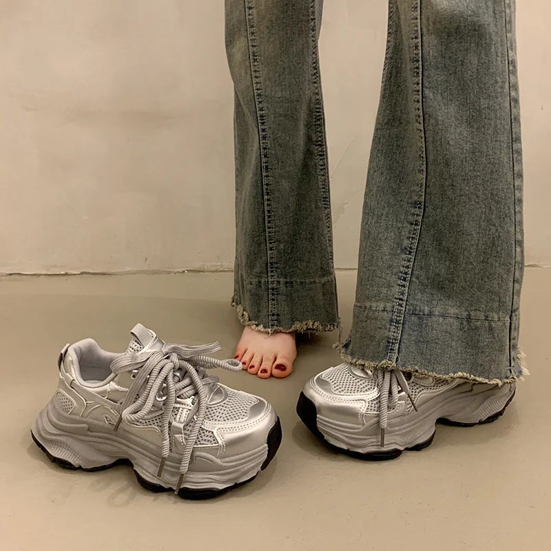 Damen Sneaker mit dämpfender Sohle und atmungsaktivem Obermaterial Heidi Mode - Image 7