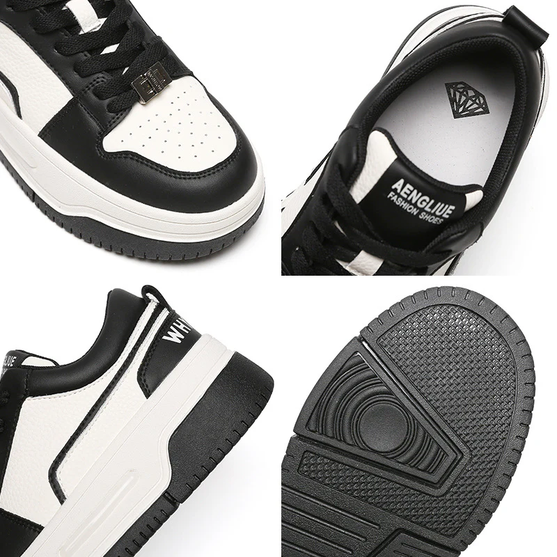 Damen Sneaker mit dicker Plattform und atmungsaktivem Obermaterial Heidi Mode - Image 4