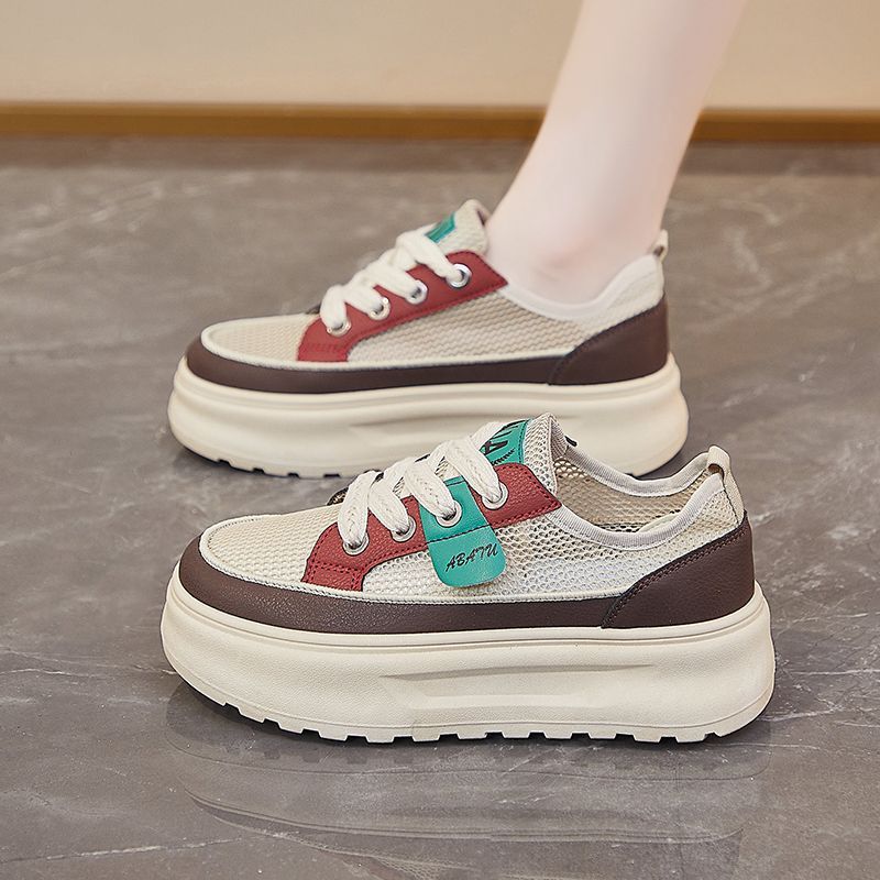 Damen Sneaker mit dicker Profilsohle und atmungsaktivem Obermaterial Heidi Mode - Image 2
