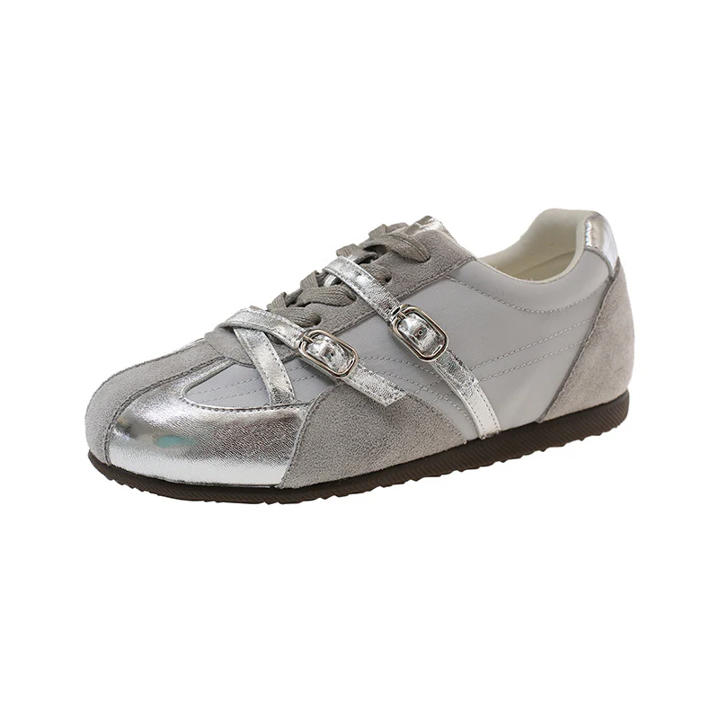 Damen Sneaker mit doppeltem Riemen und atmungsaktiver Oberflächenstruktur Heidi Mode - Image 5